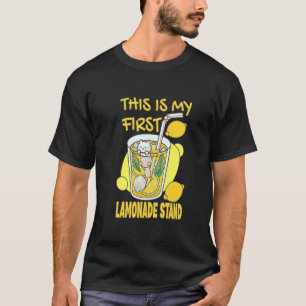 This Is My First Lemonade Stand Lemonade Business T-Shirt