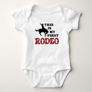 This is My First Rodeo Bodysuit for First Birthday
