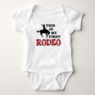 This is My First Rodeo Bodysuit for First Birthday