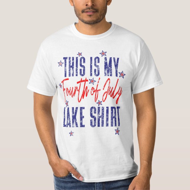 This Is My Fourth of July Lake Shirt (Front)