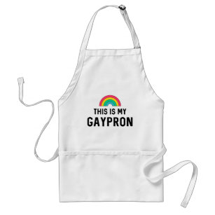 This is my Gaypron // Funny Gay Pride Rainbow Standard Apron
