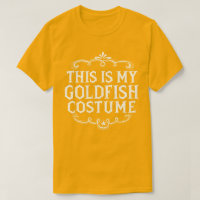 This Is My Goldfish Costume Funny Lazy Halloween