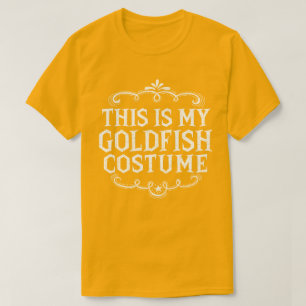 This Is My Goldfish Costume Funny Lazy Halloween T-Shirt
