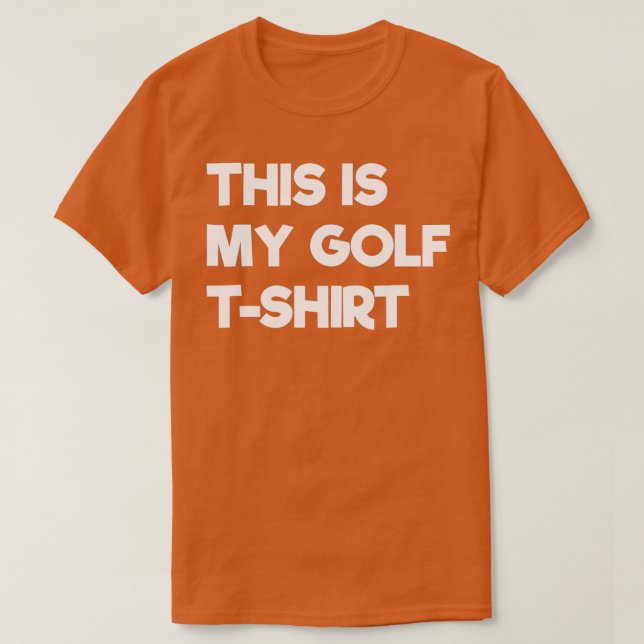This Is My Golf Funny Golfing  T-Shirt (Design Front)