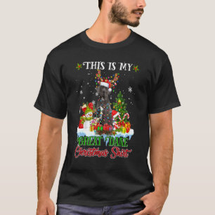 This Is My Great Dane Christmas Funny Santa Xmas T-Shirt