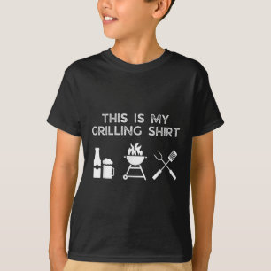 This Is My Grilling Bbq Grill Dad Husband Father F T-Shirt