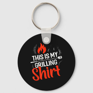 This Is My Grilling Funny Bbq Smoker Barbecue Key Ring