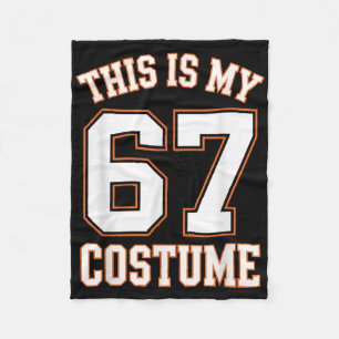 This Is My Halloween 67 Costume Halloween Fleece Blanket