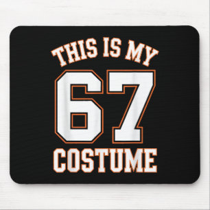 This Is My Halloween 67 Costume Halloween Mouse Mat