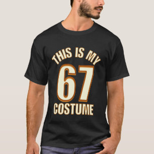 This is My Halloween 67 Costume Lazy Brainrot Meme T-Shirt