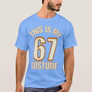 This is My Halloween 67 Costume Lazy Brainrot Meme T-Shirt