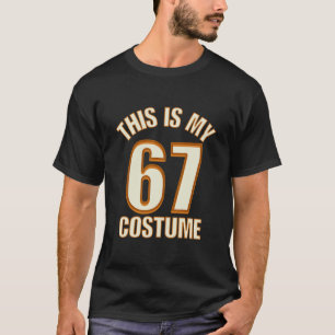 This Is My Halloween 67 Costume Lazy Brainrot Meme T-Shirt