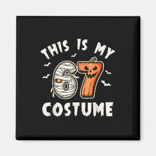 This Is My Halloween 67 Costume Number 6 7 Meme  Magnet