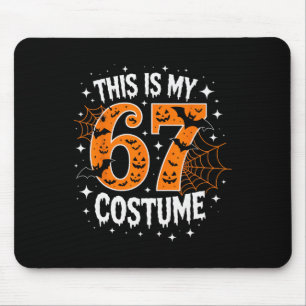 This Is My Halloween 67 Costume Number 6 7 Meme Mouse Mat