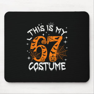 This Is My Halloween 67 Costume Number 6 7 Meme Sa Mouse Mat
