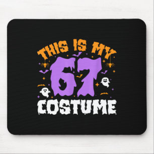This Is My Halloween 67 Costume Number 6 7 Meme Si Mouse Mat