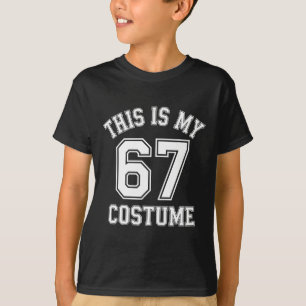 This Is My Halloween 67 Costume Sports Hummor Gen T-Shirt
