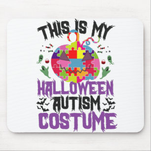 This is my Halloween Autism Costume Awareness Mouse Mat