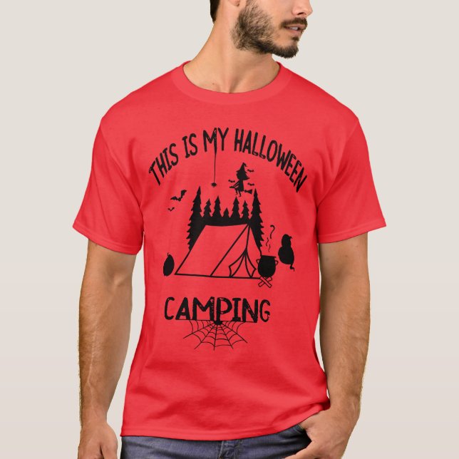 This Is My Halloween Camping girl T-Shirt (Front)