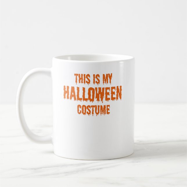 this is my halloween costume coffee mug (Left)