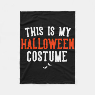 This Is My Halloween Costume Gift Halloween Dad - Fleece Blanket