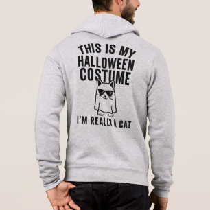 This Is My Halloween Costume I'm A Cat Hoodie
