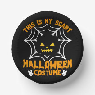 This is my Halloween costume Paper Plate