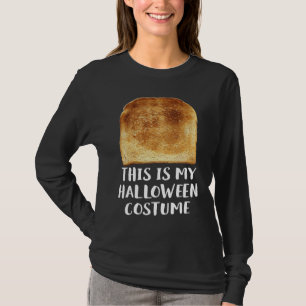 This Is My Halloween Costume Toast Bread Vegetaria T-Shirt