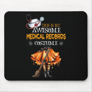 This Is My Halloween Medical Records Costume Medic Mouse Mat