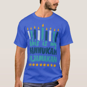 This Is My Hannukah Pajamakah Funny Hannukah Pajam T-Shirt