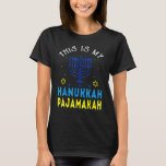 This Is My Hanukkah Pajamakah Hanukkah Jewish Paja T-Shirt<br><div class="desc">This Is My Hanukkah Pajamakah Hanukkah Jewish Pajama</div>