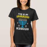 This Is My Hanukkah Pajamakah Menorah Chanukah Paj T-Shirt<br><div class="desc">This Is My Hanukkah Pajamakah Menorah Chanukah Pajamas</div>