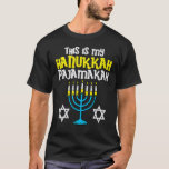 This Is My Hanukkah Pajamakah Menorah Chanukah Paj T-Shirt<br><div class="desc">This Is My Hanukkah Pajamakah Menorah Chanukah Pajamas PJs</div>