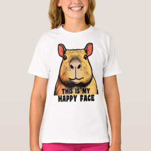 This is My Happy Face - Capybara T-Shirt