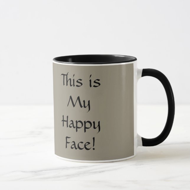 This is My Happy Face! Mug (Right)