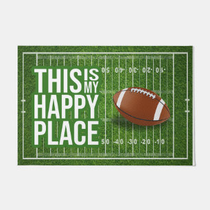 This Is My Happy Place, America Football Doormat