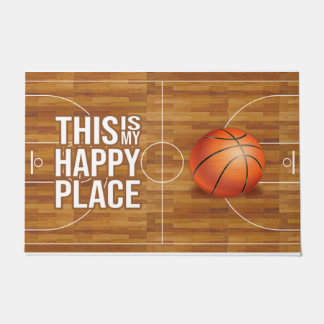 This Is My Happy Place, Basketball Quotes Doormat