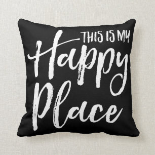 This is my happy place cushion