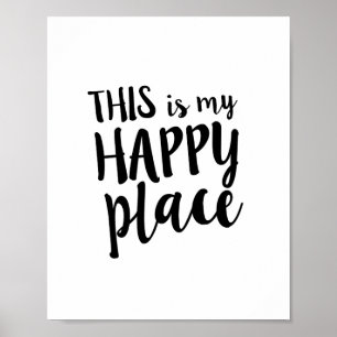This is my Happy Place Family Home Quote Poster