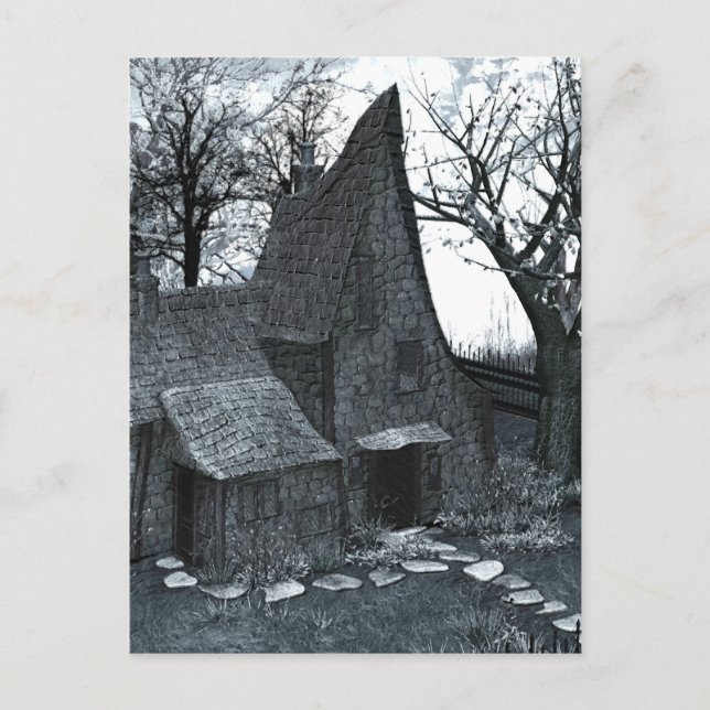 This Is My Happy Place Gothic Art Postcard (Front)