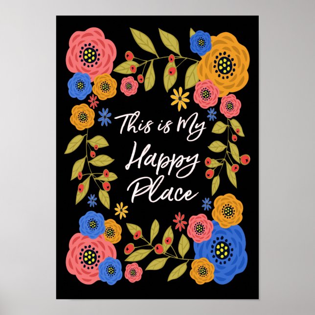 This is My Happy Place Poster (Front)