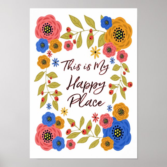 This is My Happy Place Poster (Front)