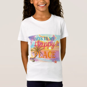 This is my happy place - Tropical Beach T-Shirt