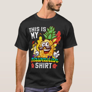 This Is My Hawaiian Hawaii Pineapple Cool T-Shirt