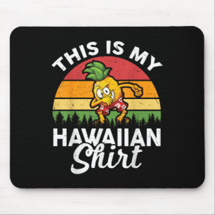 This Is My Hawaiian-shirt Kids Teen Boy Men Hawaii Mouse Mat