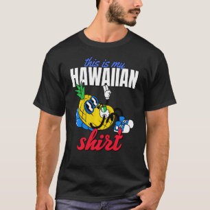 This Is My Hawaiian Shirt – Luau Costume Funny Pin