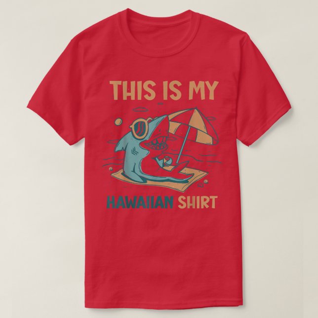 This is my Hawaiian shirt Shark Family Holiday  (Design Front)