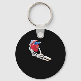 This Is My Heart - Skeleton Heart Hands Key Ring