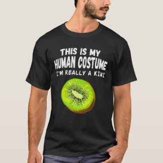 This Is My Human Costume 2020 I'm Really A Kiwi T-Shirt