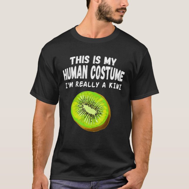 This Is My Human Costume 2020 I'm Really A Kiwi T-Shirt (Front)